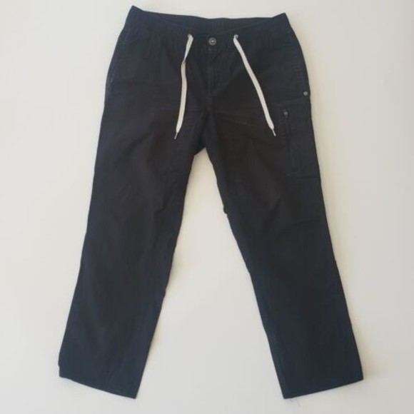 Vuori Other - Vuori Ripstop Climber Pant Black Cotton Blend Low Rise Drawstring